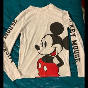 Abercrombie Kids Mickey Mouse Long Sleeve Sz 9/10